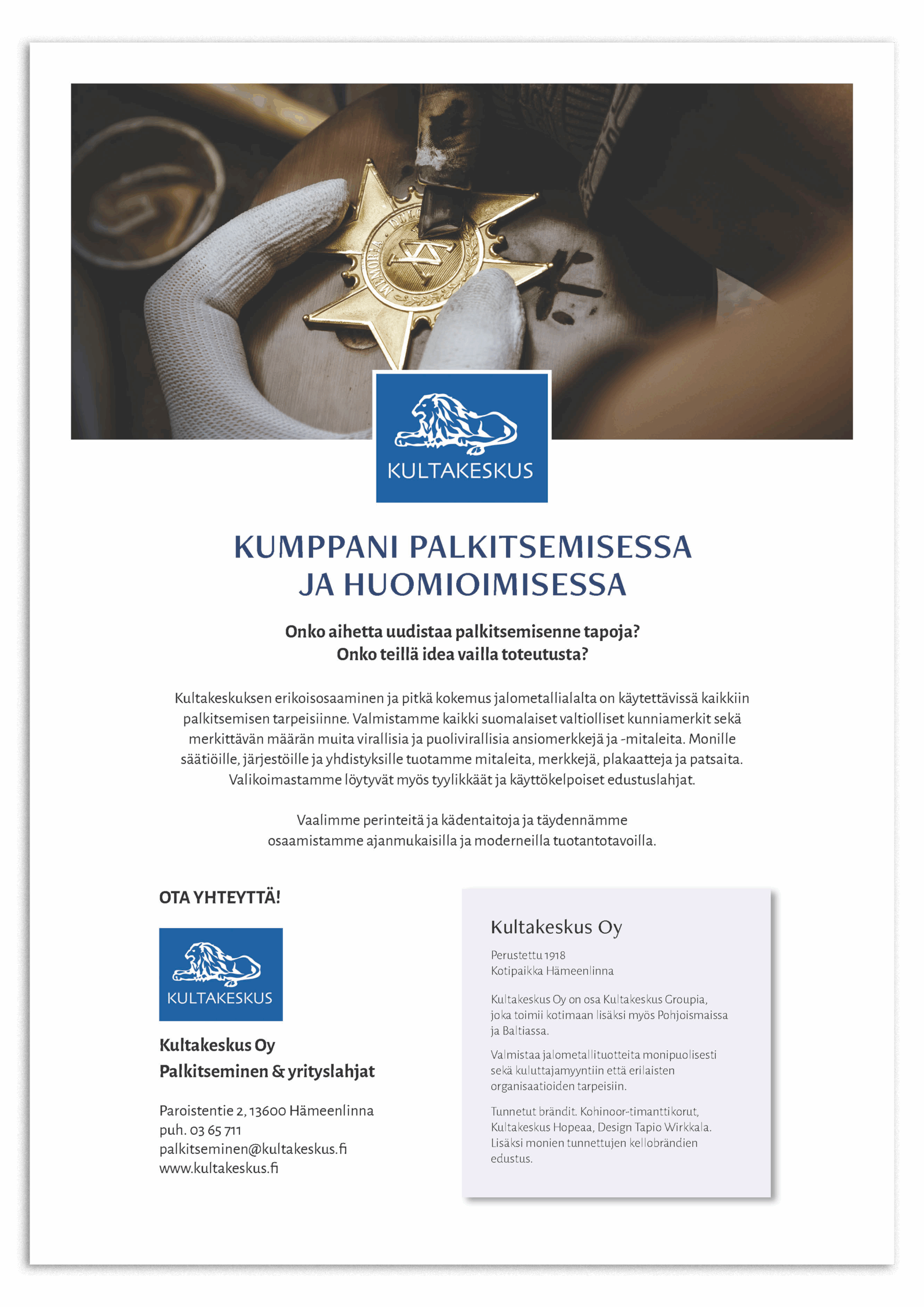 Kultakeskus_Palkitsemistuotteet_kansi Kultakeskus_Palkitsemistuotteet_kansi